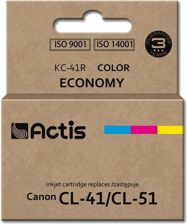 Image du produit Factis KC-41R cartouche d'encre couleur pour Canon CL-41/CL-51 remplacement - Compatible - Tin (M, Y, C)