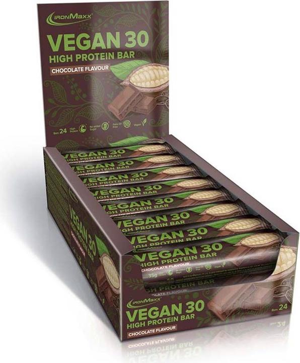 Produktbild IronMaxx Vegan 30 High Protein Bar (24 x 35g) (Peanut, 1 Stk.)