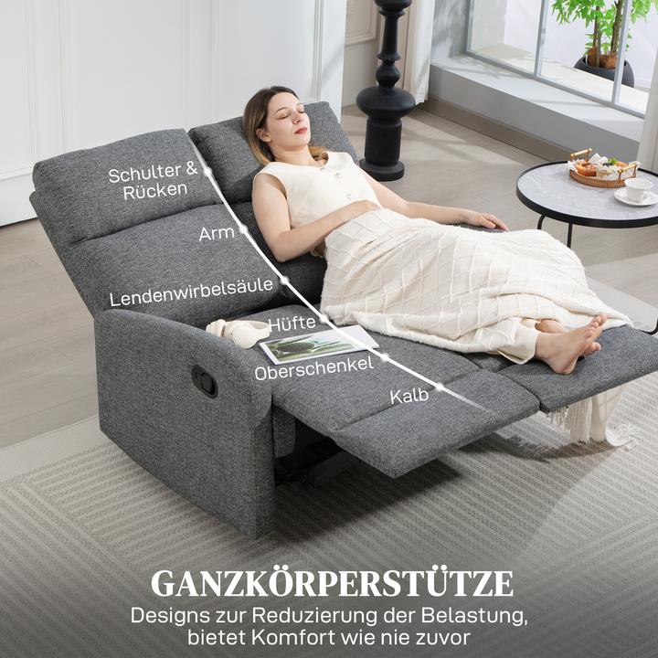 Actual product image Homcom Relaxsessel Polyester Grau