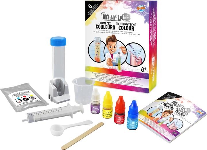 Image du produit Buki Boîte d'expérimentation mini Lab Chimie des couleurs