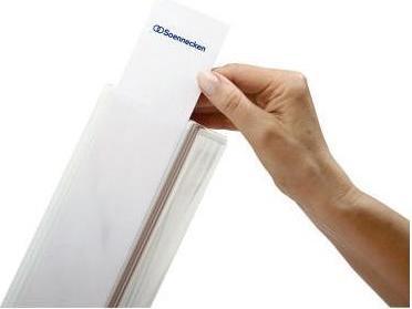Produktbild Soennecken Präsentationsringbuch 4142 DIN A4 50mm 2Ringe weiss (A4, 50 mm, 1 Stück)