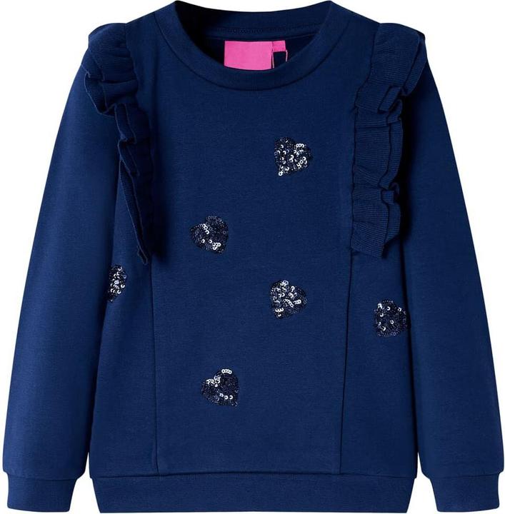Produktbild VidaXL Kinder-Sweatshirt Marineblau 92,Material: 95 % Baumwolle. 5 (92)