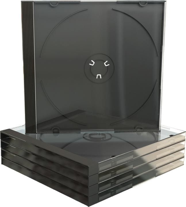 Image du produit MediaRange Pochette vide CD pour 1 disque tray noir