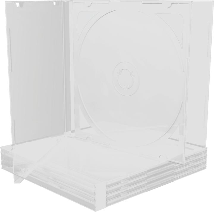 Actual product image MediaRange Blank CD case for 2 discs transparent tray