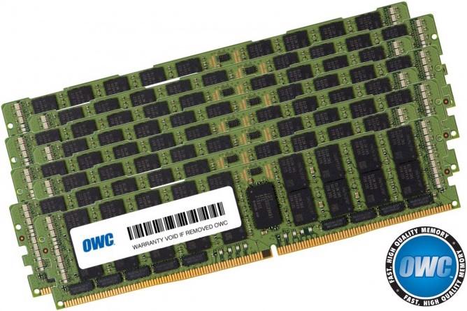 Actual product image OWC 128GB (8 x 16GB) PC21300 2666MHz DDR4 RDIMM for Mac Pro (2019) 8-Core models (8 x 16GB, 2666 MHz, DDR4-RAM, LR-DIMM)