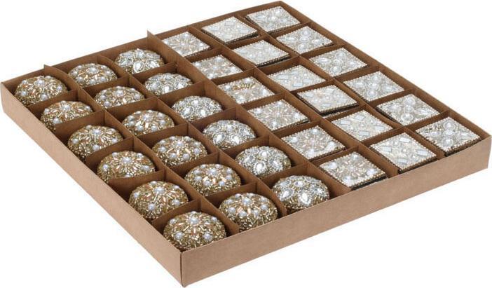 Immagine prodotto Scatola 4x3cm oro, set da 36 (4 x 3 cm)
