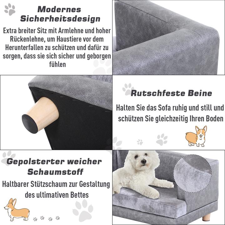 Produktbild PawHut Hundesofa im modernen Design (Hund)