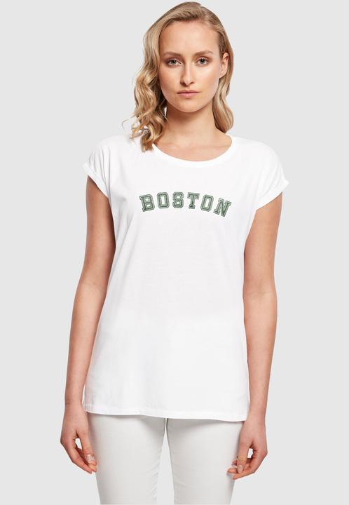 Produktbild Merchcode Ladies Boston Extended Shoulder Tee - 113119 (XS)