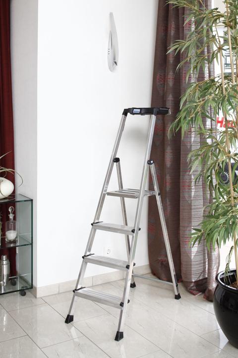 Image du produit Krause Escabeau en aluminium (Échelle deux plans, 160 cm)