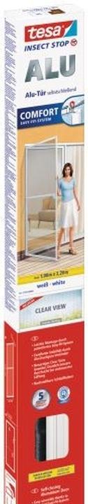 Produktbild tesa Insektenschutz Alu COMFORT für Türen, Insektengitter (100 x 220 cm)