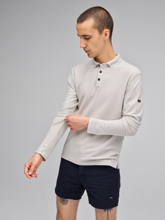 Actual product image Mover Plastic Free Sportswear Long Sleeve Merino Polo (M)