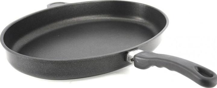 Produktbild AMT I-4127 Induktion Fischpfanne Aluminumguss 41 x 27 cm, Höhe 5 cm (41 cm, Bratpfanne, Aluminium)