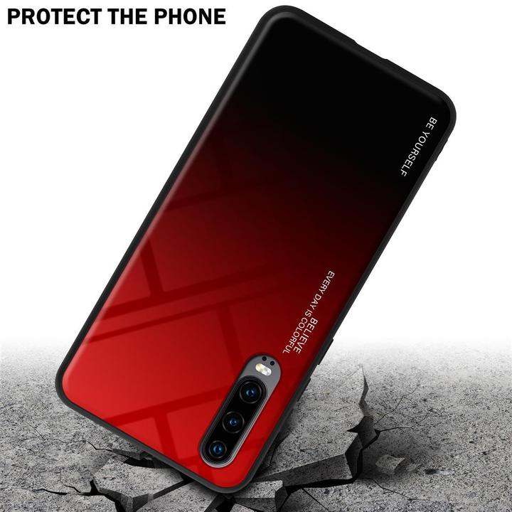 Immagine prodotto Cadorabo Copertura in vetro TPU 2 colori (Huawei P30)