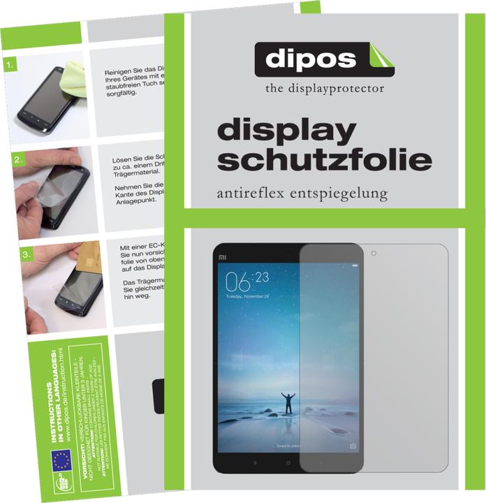Produktbild Dipos Displayschutzfolie Antireflex (2 Stück, Xiaomi Mi Pad 3)