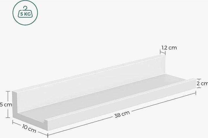 Immagine prodotto Songmics Wally X (38 x 10 x 5 cm)