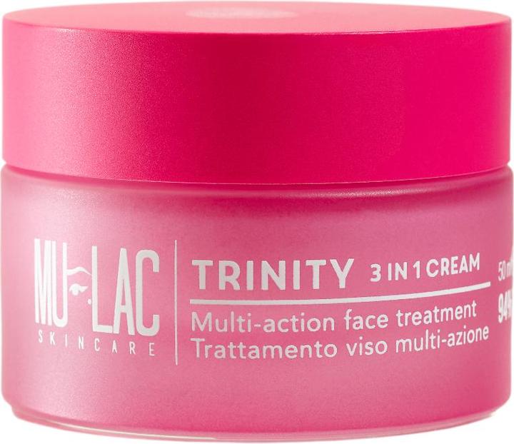 Actual product image Cosmetic Cosmetics Trinity 3 in 1 Multi-Action Facial Moisturising Cream 50ml Vegan 94% Natural Origin (50 ml, Day cream)