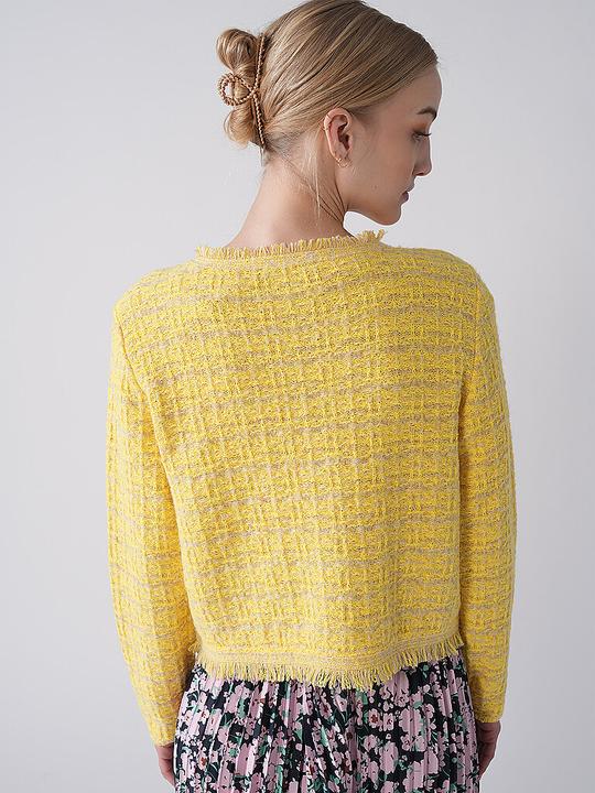 Image du produit Betty Barclay Cardigan en tricot avec franges (42)