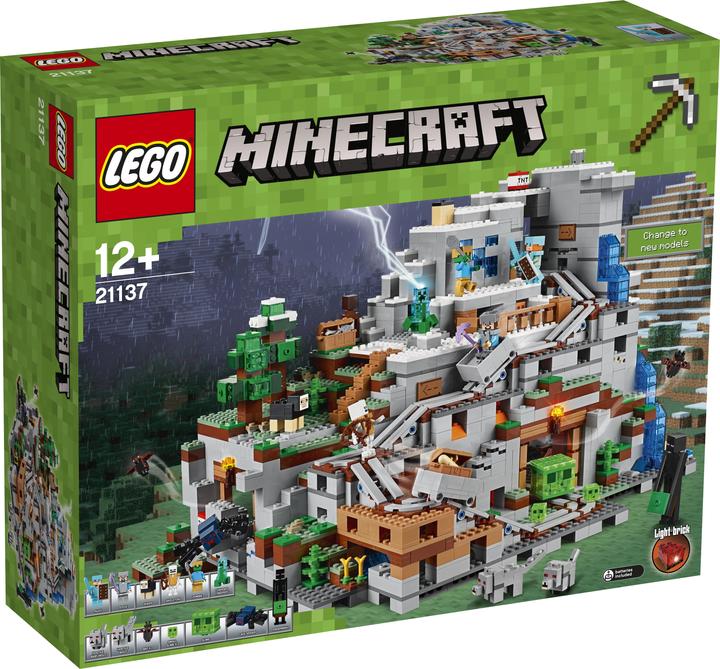 Produktbild LEGO Die Berghöhle (21137, LEGO Minecraft)