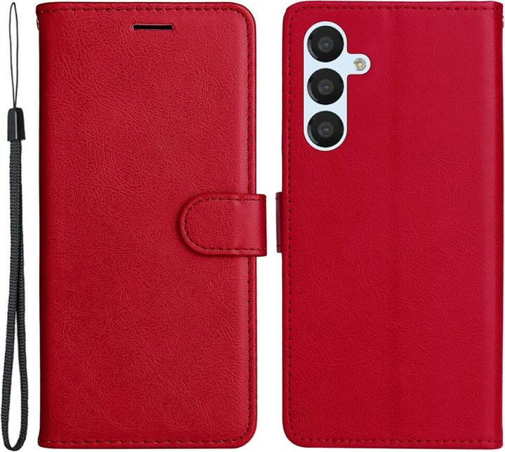 Produktbild Cover-Discount Galaxy A54 - Leder Etui Hülle rot (Samsung Galaxy A54 5G)