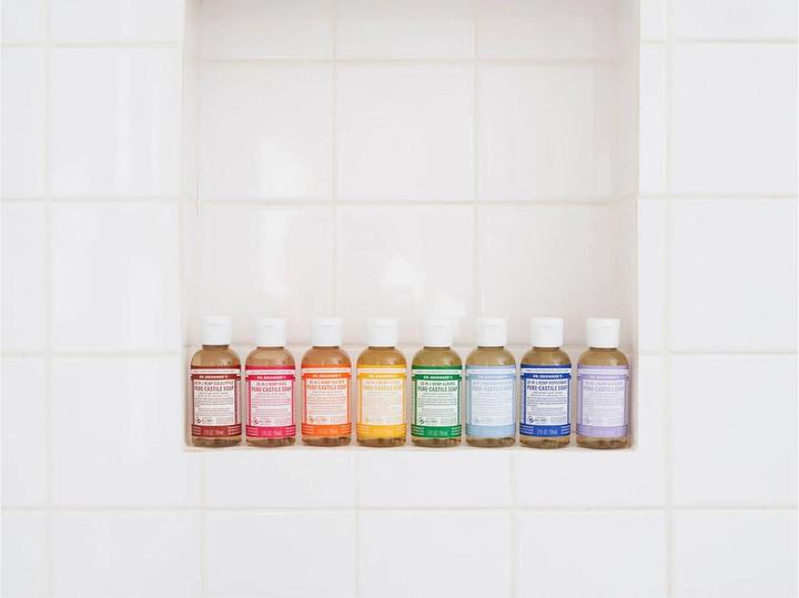 Actual product image Dr. Bronner's 18-IN-1 Tea tree (Liquid soap, 60 ml)