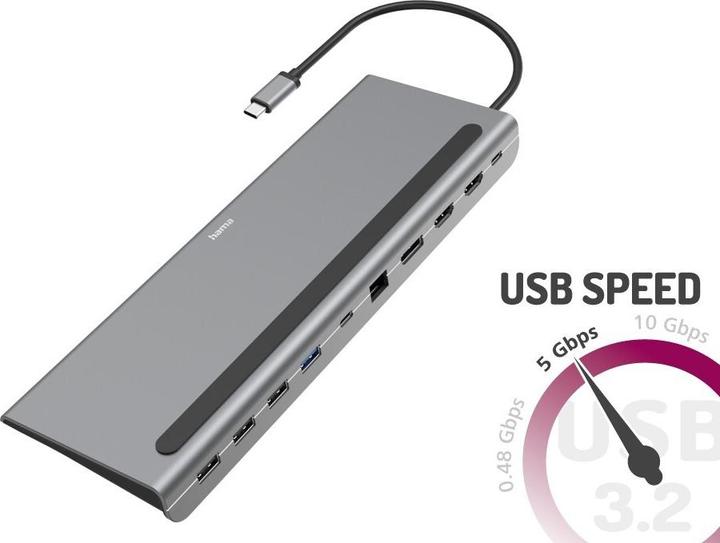 Image du produit Hama Essentiel (USB-C, 10 Ports)