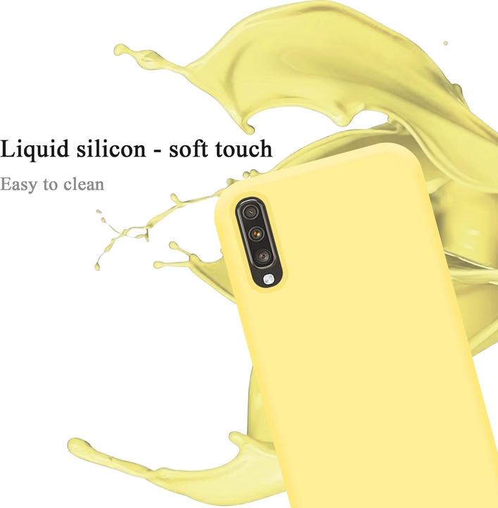 Actual product image Cadorabo TPU Liquid Silicone Case Cover (Samsung Galaxy A70, Samsung Galaxy A70S)