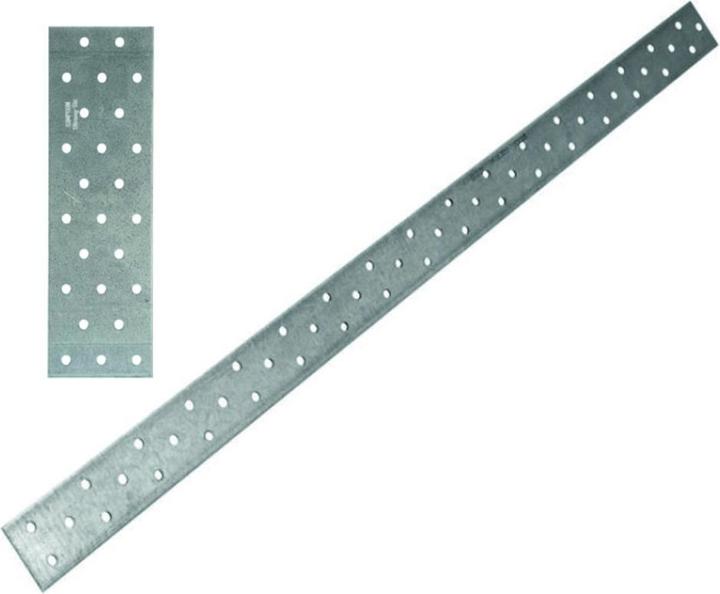 Image du produit Simpson Sst Platines d'ancrage SST acier zingué 80x2 (Plaque perforée, 50 pcs)
