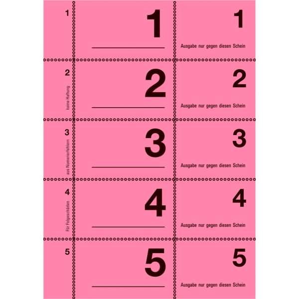 Actual product image Avery Cloakroom numbers (100 x)