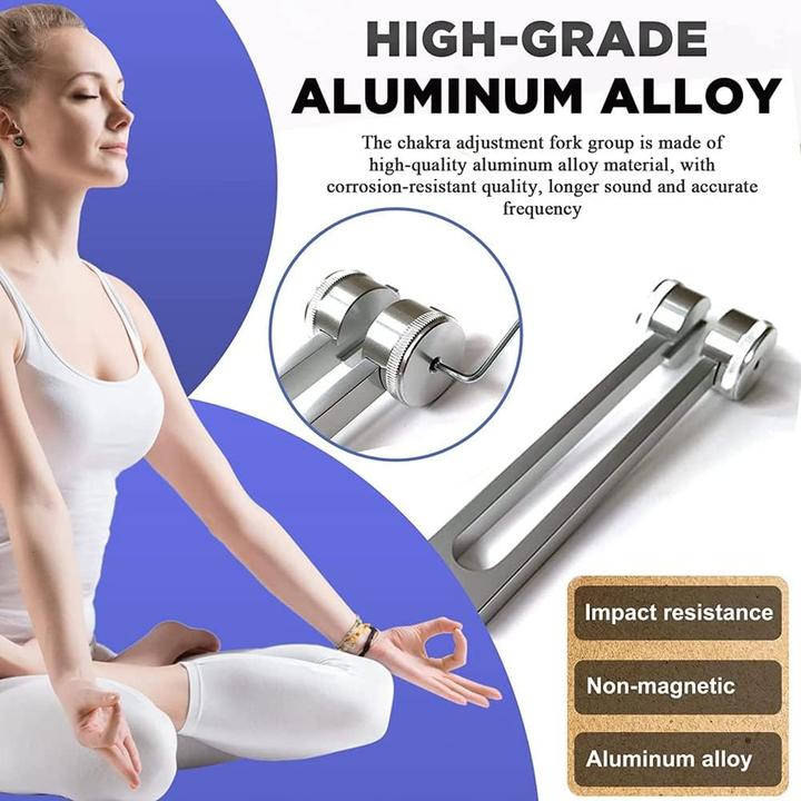 Actual product image Ocnvlia 3-teiliges Stimmgabel-Set (128 Hz, 256 Hz, 512 Hz)