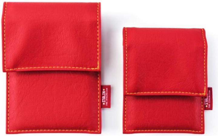 Stalin PhoneBag Kunstleder Small rot mit gelben Nähten (Universal)
