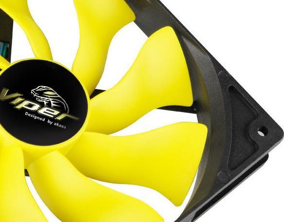 Actual product image Akasa Viper PWM fan (140 mm, 1 x)