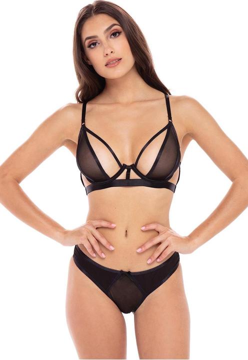 René Rofé Rene Rofe New In Town Bra & Panty Black M/l (Einzelpack, M, L)