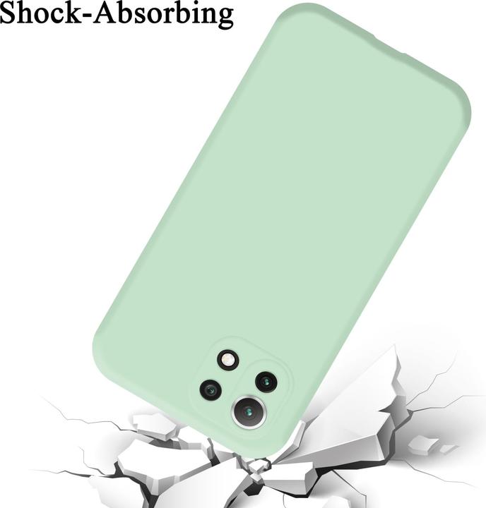 Actual product image Cadorabo TPU Liquid Silicone Case Cover for Xiaomi Mi 11 LITE (4G / 5G) / 11 LITE NE (Xiaomi Mi 11 Lite, Xiaomi Mi 11 Lite 5G, Xiaomi 11 Lite 5G NE)