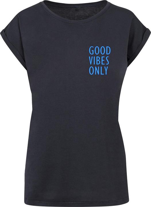 Actual product image Merchcode Ladies Good Vibes Only Extended Shoulder Tee - 118097 (XL)