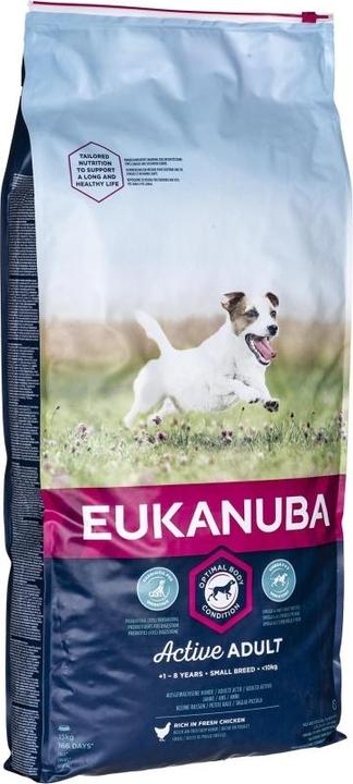 Produktbild Eukanuba Active Adult Small Breeds 15kg (Adult, 1 Stk., 15000 g)