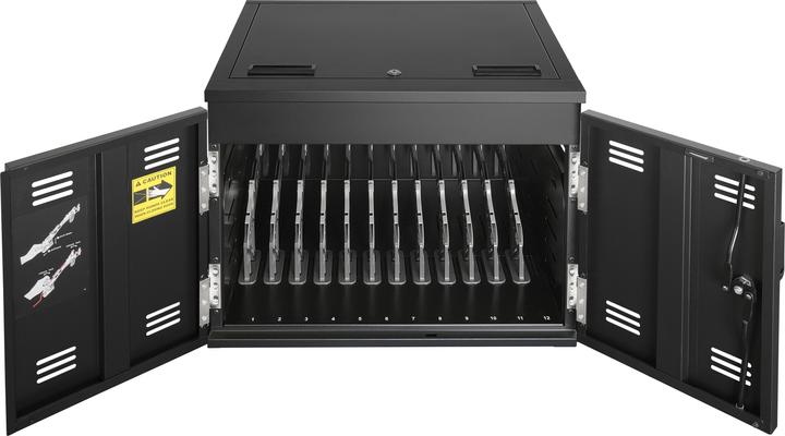 Produktbild AVerMedia X12 intelligenter Ladeschrank unterstützt bis zu 12 Geräte Laptops Chromebooks Tablets bis zu 3