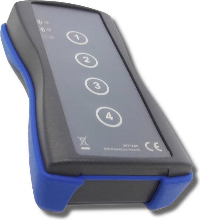Actual product image SVS Nachrichtentechnik Handheld transmitter SHT 12 BS 4 channel Range max. (in free field): 1000 m 4.5 V