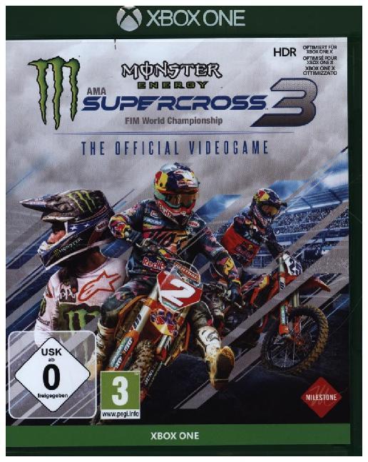 Image du produit Milestone Monster Energy Supercross Le jeu vidéo officiel 3 (Xbox One X, Xbox Series X, EN)