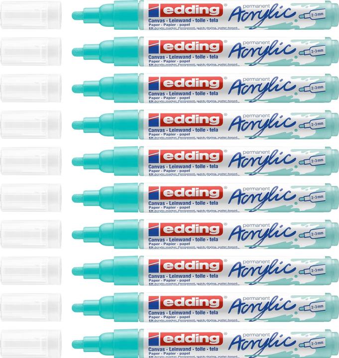 Image du produit Edding Marqueur acrylique 5100 Medium (Turquoise, 3 mm, 1 x)