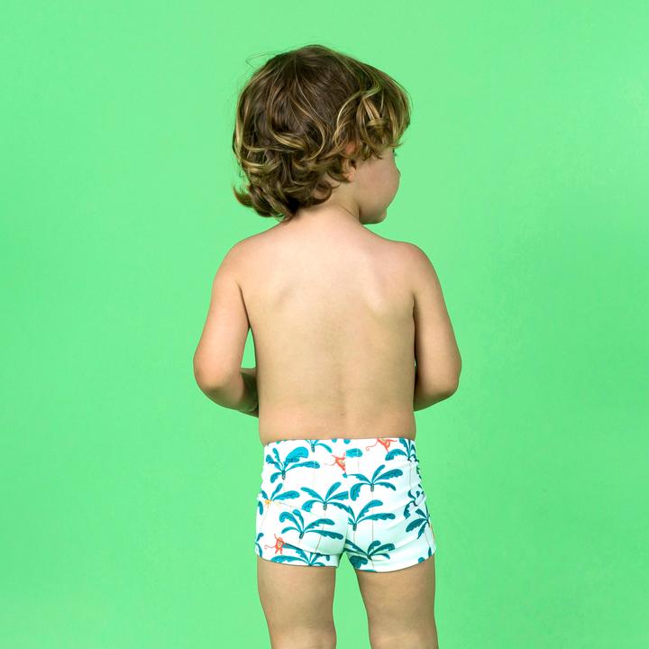 Produktbild Nabaiji Badehose Boxer Baby/Kinder - Affe weiss (74, 75)