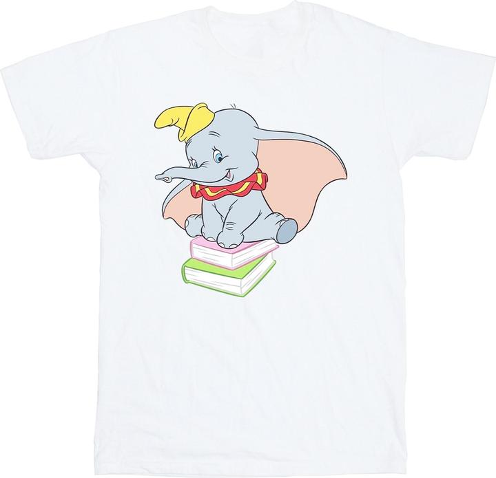 Disney Dumbo Sitting On Books TShirt Mädchen