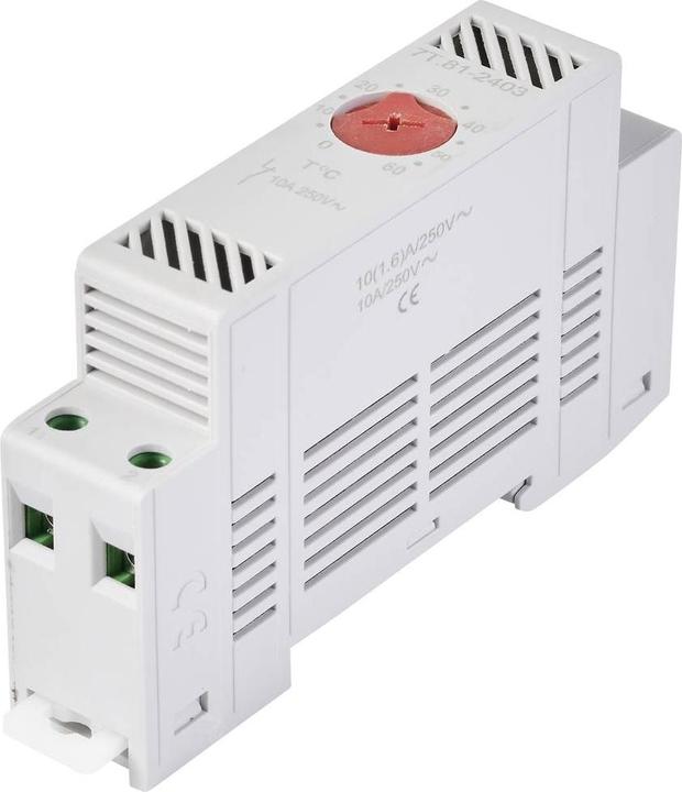 Produktbild Tru Components Thermostat TC-7T.81-240NC 1 Öffner (L x B x H) 88.8 x 47.8 x 17. (Widerstand)