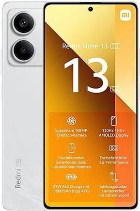 Produktbild Xiaomi Redmi Note 13 5G (256 GB, Arctic White, 6.67", Hybrid Dual SIM, 108 Mpx, 5G)