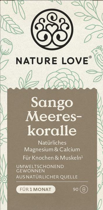Produktbild Nature Love Sango Meereskoralle (90 Stück, Kapseln, 109 g)