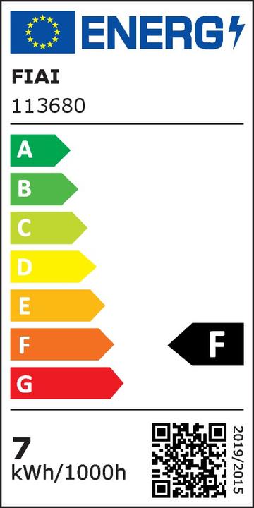 Energie-Label Isoled silber (GU10, 7 W, 500 lm, 1 x, E)