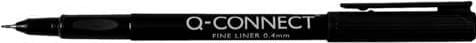 Produktbild Q-Connect Fineliner (Schwarz, 10 x)