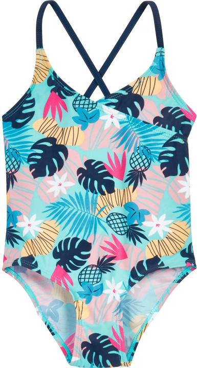 Playshoes Badeanzug Blumen Petrol Gr. 110/116 (110)