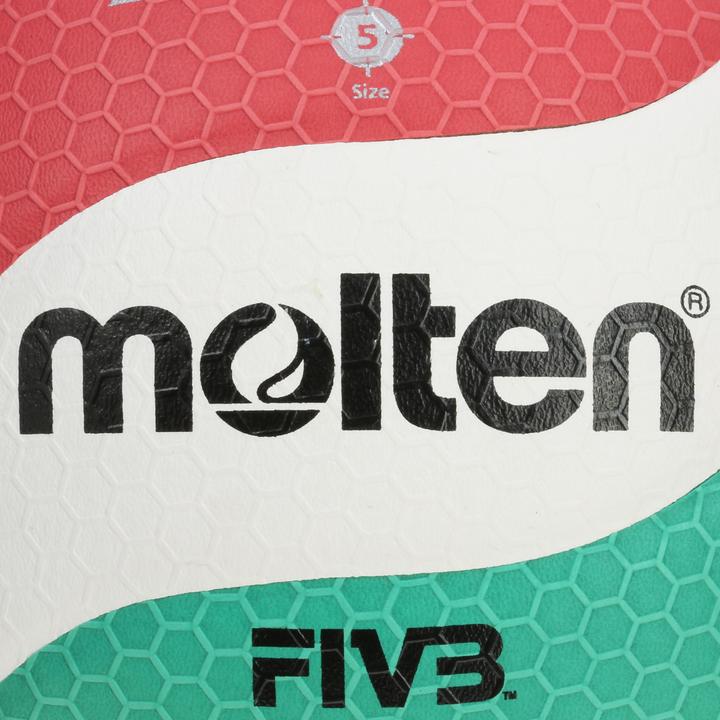 Produktbild Molten Europe Volleyball Flistatec (Grösse: 5, Farbe: 001 weiss/rot/grün) (5)