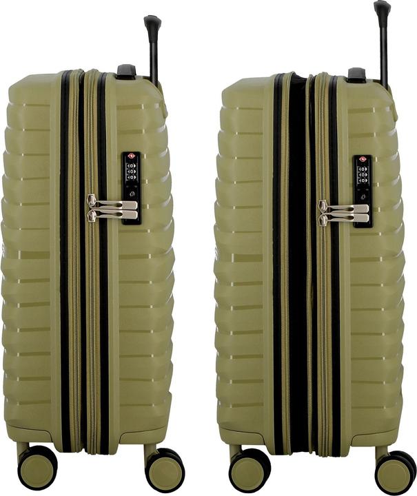 Actual product image Jump Xwave 4-wheel cabin trolley 55 cm with stretch fold (35 l, Hand luggage (up to 50 litres))