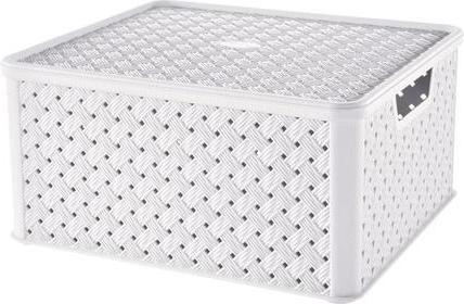 Tontarelli storage box 13 l with lid arianna white (13 l)